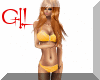 GIL" Cute Bikini YELLLOW