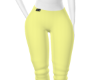 yellow track pants