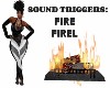 Fireplace Logs w/SOUND