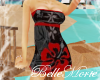 ~Sangria Hibiscus Dress