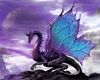 Purple dragon poster