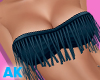 Fringed Blue Top