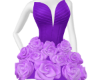 GIGI PURPLE ROSE DRESS