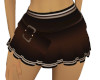 Brown skirt w belt