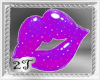 ~2T~ Lips Purple Glitter