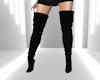 Black thigh highs