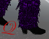 Purple Fur Winter Boot