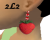 2L2 Strawberry Earrings