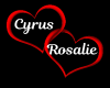 Cyrus-Rosalie Wall Sign