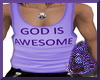 Puple God is Awesome M