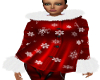 Winter Red Snowflake Top