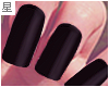 ☆. Nails : Black