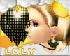 l0lY Gold Hearts Earings