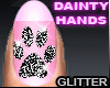Pink Nails Glitter 04