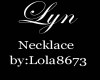 "Lyn" SILVER NECKLACE