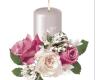   candle&roses