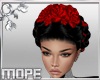 Red Rose [hair crown]