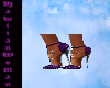 Loren Purple Gown Shoe's