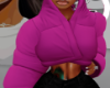 KD Luxe Puffer Fuchsia
