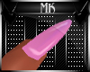 !Mk! PVC Pink Nails