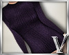 *V* Purple Knit Sweater
