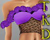 Flowered Top in Purple