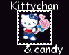 kitty chan & candy stamp