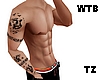 WOLF TATOO BRAS