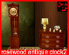 rosewood antique clock 2