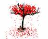 Red blossom tree