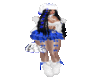 Winter suit+blue bow UA