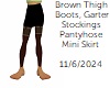 [BB] Brown Thigh Boots