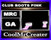 CLUB BOOTS PINK