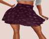 Magenta Heart Miniskirt