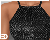 Black Disco Crop Top