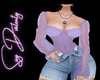 Cute violet corset