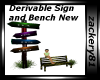 Derv Sign and Bench New