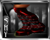 Goth Boots Red