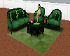 Green Sofa Set