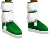 Green & White Ugg Boot M