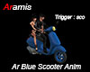 Ar Blue Scooter Animated