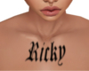 Ricky Chest tattoo