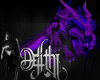 purple dragon dj light