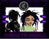 {E} Purple Tip Dreadz