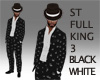 ST FULL KING BLACK WHITE