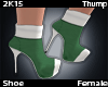 T l Green Ankle Boot