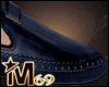 M69 Blue Loafers