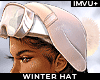 ! winter hat fur pompom