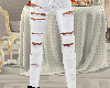 [Q] white ripped jeans