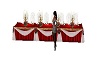 Wedding  Head Table Red